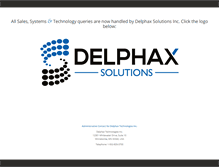 Tablet Screenshot of delphax.com